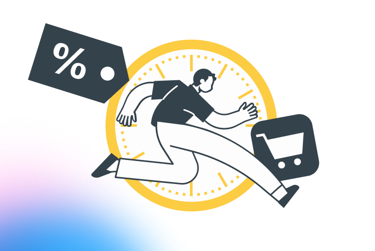 Imagen abstracta retargeting en Black Friday